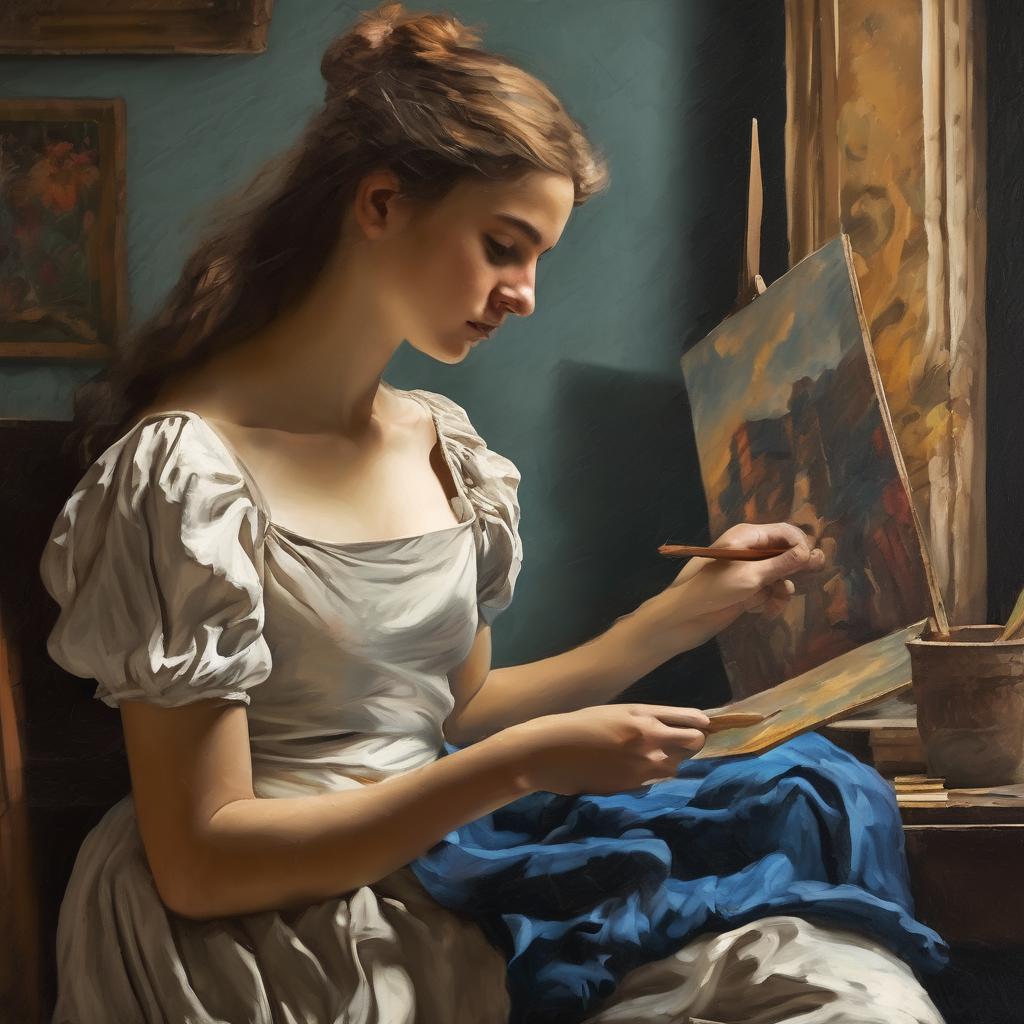 Το ύφος και η τεχνική του Giorgio LIBERALE στον πίνακα