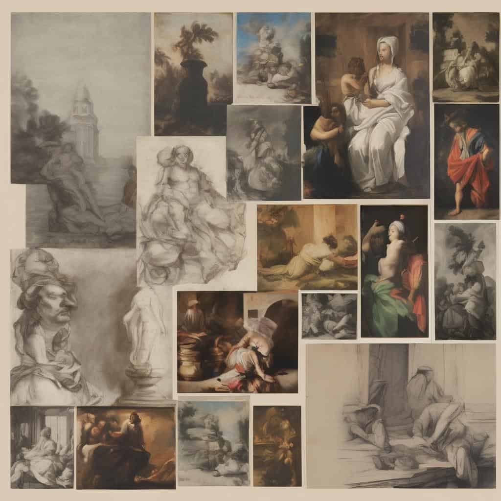 Ζωγραφικά έργα και σπουδές εικαστικής τέχνης, αναδεικνύοντας την τέχνη και την παιδεία στην εικαστική πραγματικότητα.