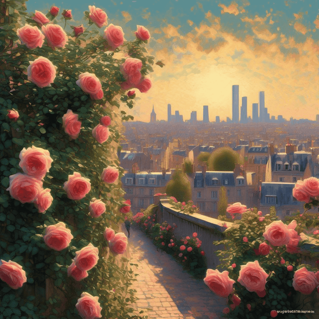 Kervaudu Garden, Climbing Roses – Ferdinand du Puigaudeau