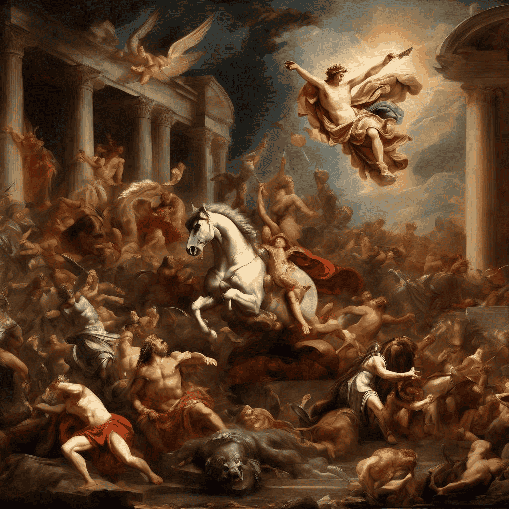 Scene from Roman history – Vincenzo Camuccini