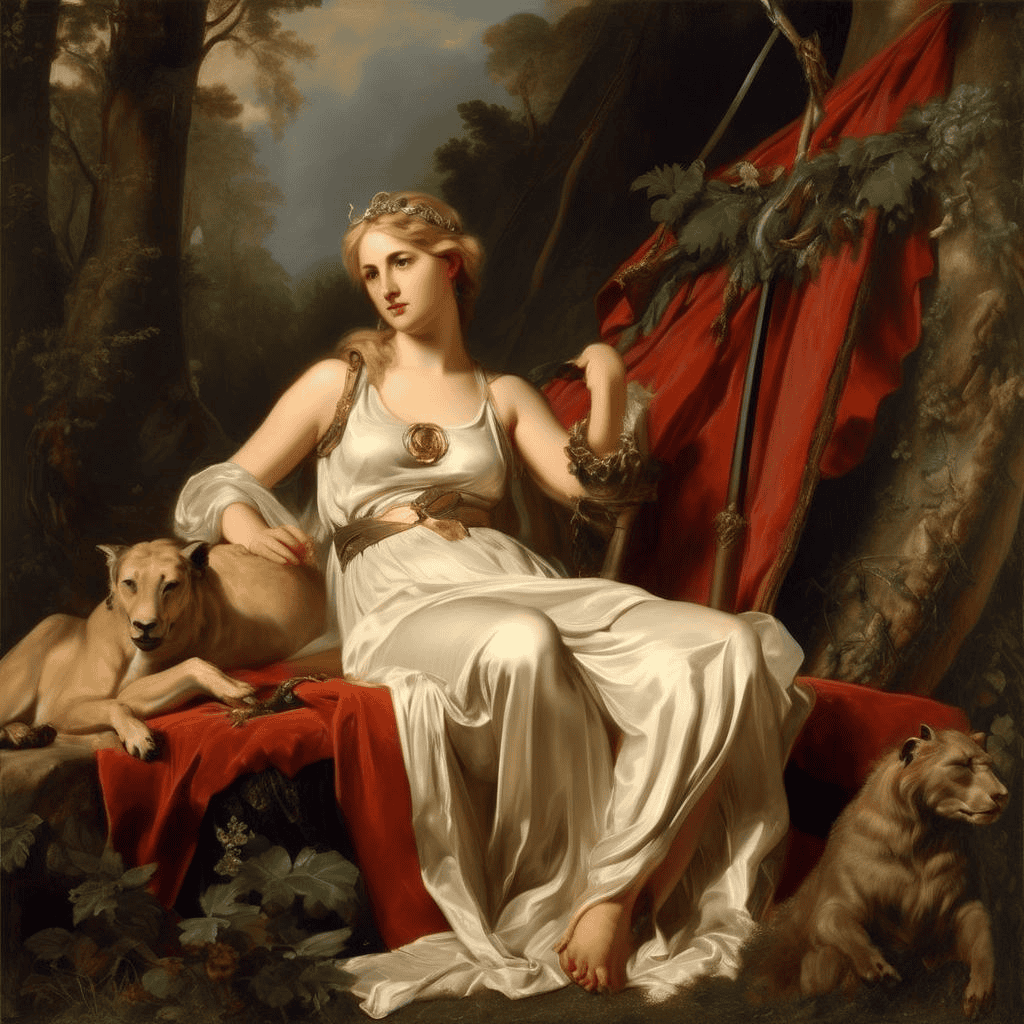 Diana’s rest – Friedrich von Amerling