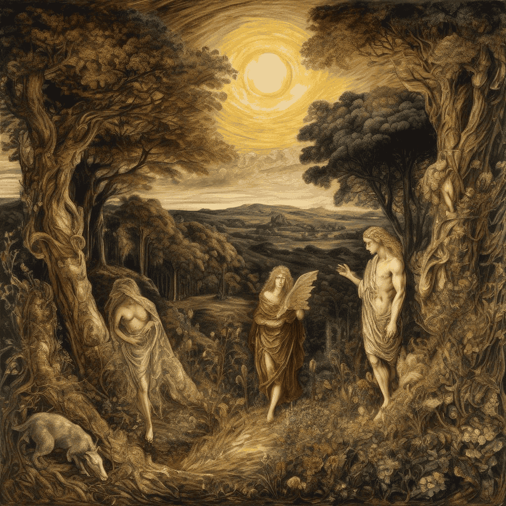 Virgil’s Eclogue III ‘Tis Gentle Phillis’ – Samuel Palmer