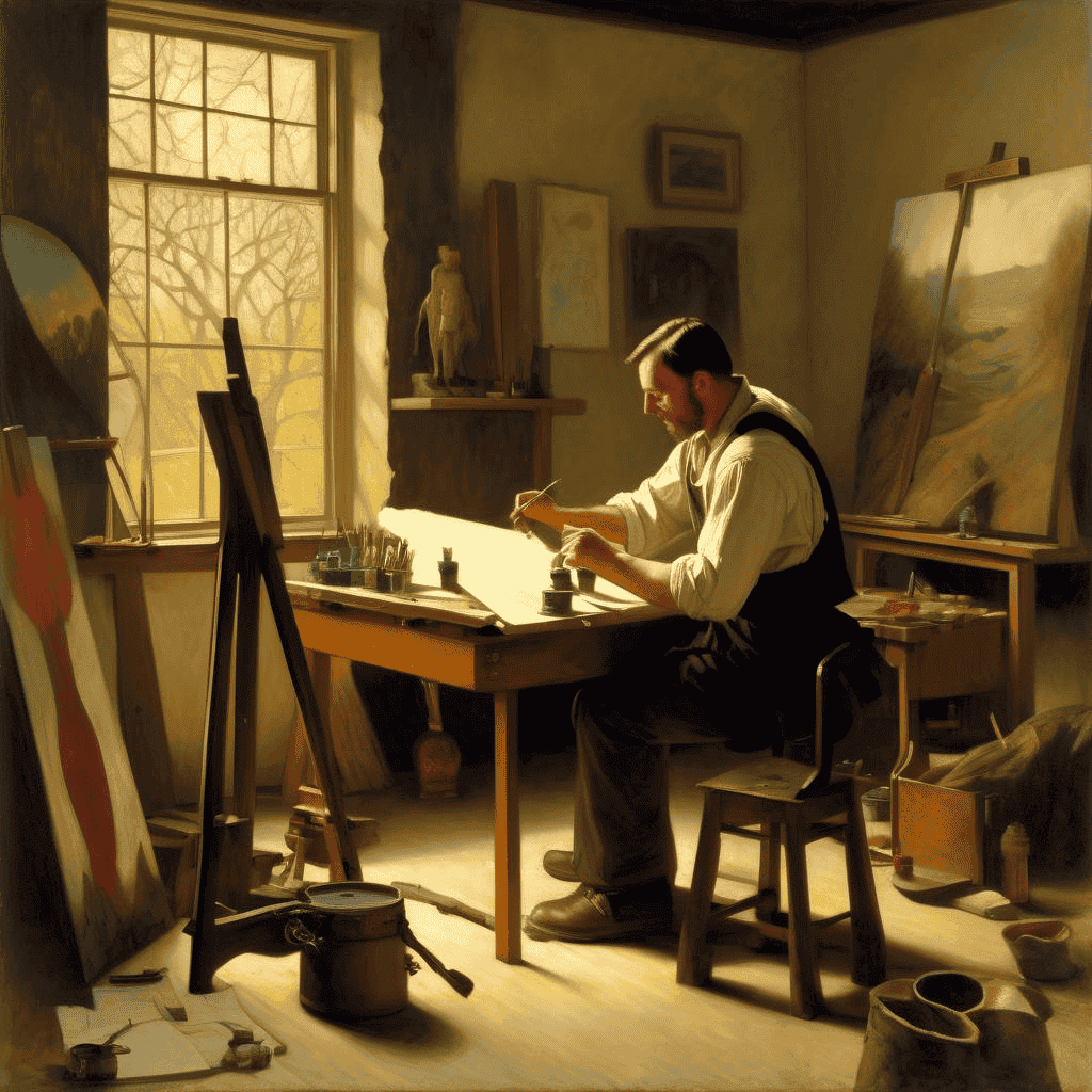 The Artist’s Studio, Chadds Ford, Pennsylvania – N.C. Wyeth